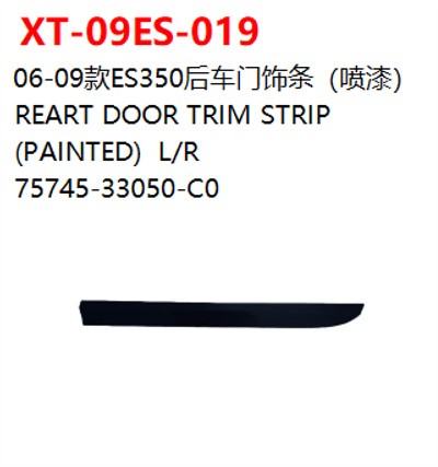 REART DOOR TRIM STRIP   (PAINTED)