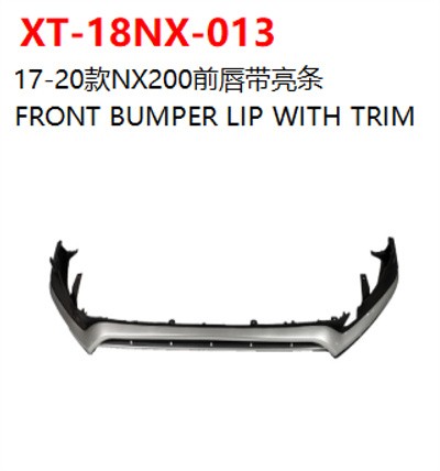 FRONT BUMPER LIP WITH TRIM