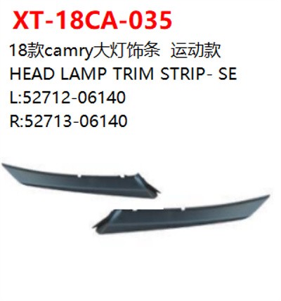 HEAD LAMP TRIM STRIP- SE