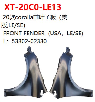 FRONT FENDER  (USA，LE/SE)