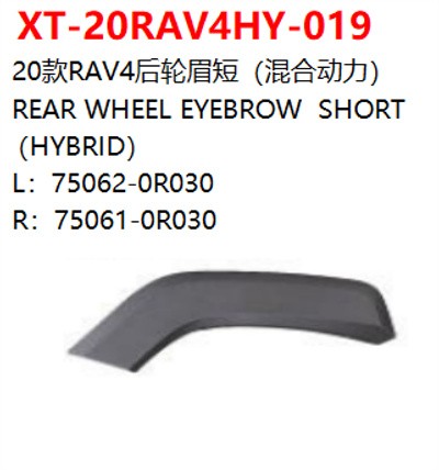 REAR WHEEL EYEBROW  SHORT （HYBRID）