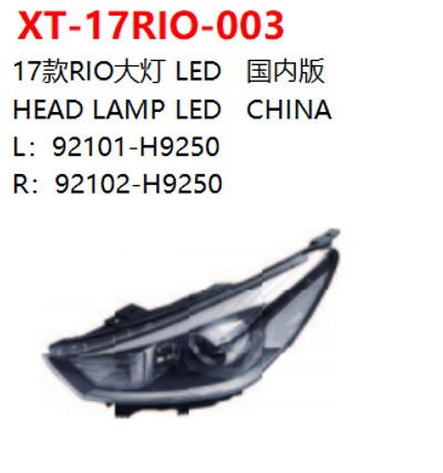 HEAD LAMP LED   CHINA