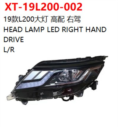 HEAD LAMP LED RIGHT HAND   DRIVE