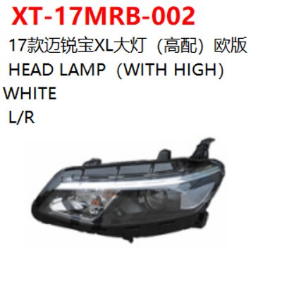 HEAD LAMP（WITH HIGH）WHITE