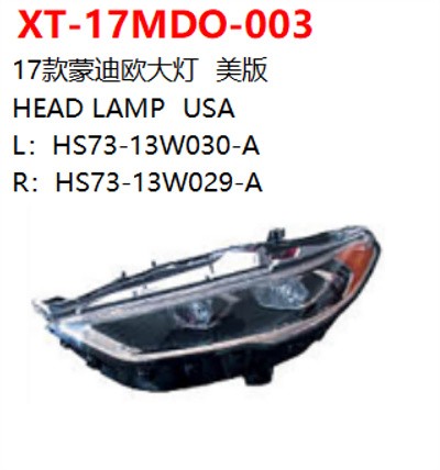 HEAD LAMP  USA