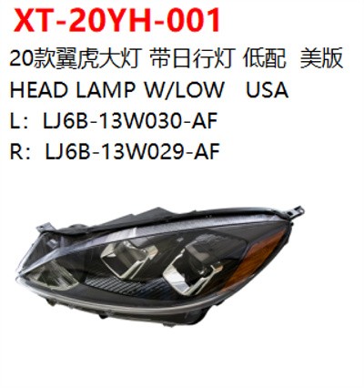 HEAD LAMP W/LOW   USA