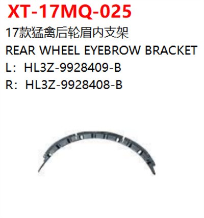 REAR WHEEL EYEBROW BRACKET