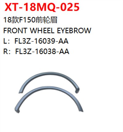 FRONT WHEEL EYEBROW