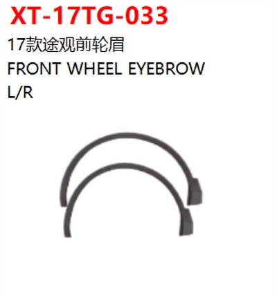 FRONT WHEEL EYEBROW