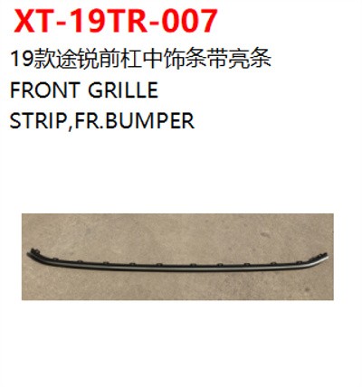 FRONT GRILLE  STRIP，FR.BUMPER