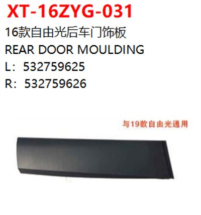 REAR DOOR MOULDING