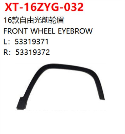 FRONT WHEEL EYEBROW