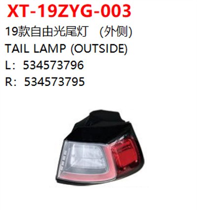 TAIL LAMP (OUTSIDE)